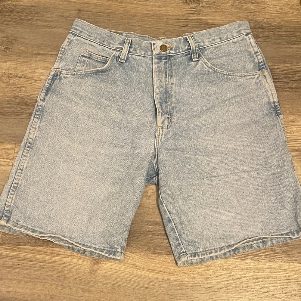 Wrangler Men's Faded Blue Jean Shorts